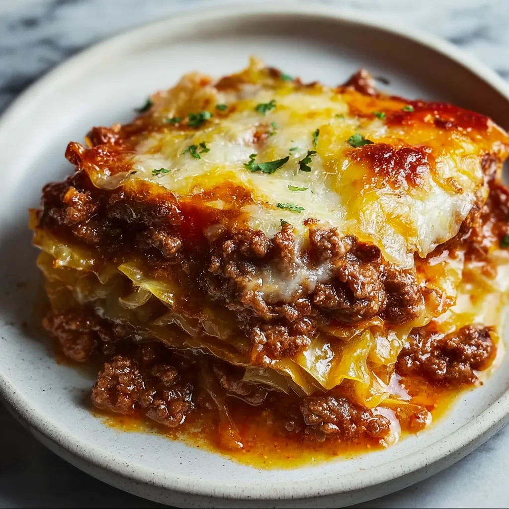 Ultimate Hearty Cabbage Beef Bake Casserole with Savory Layers - secondary view